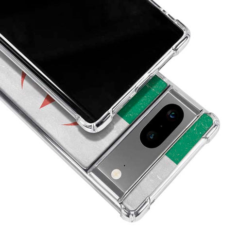 Algeria Flag Distressed Google Pixel 8 Clear Case